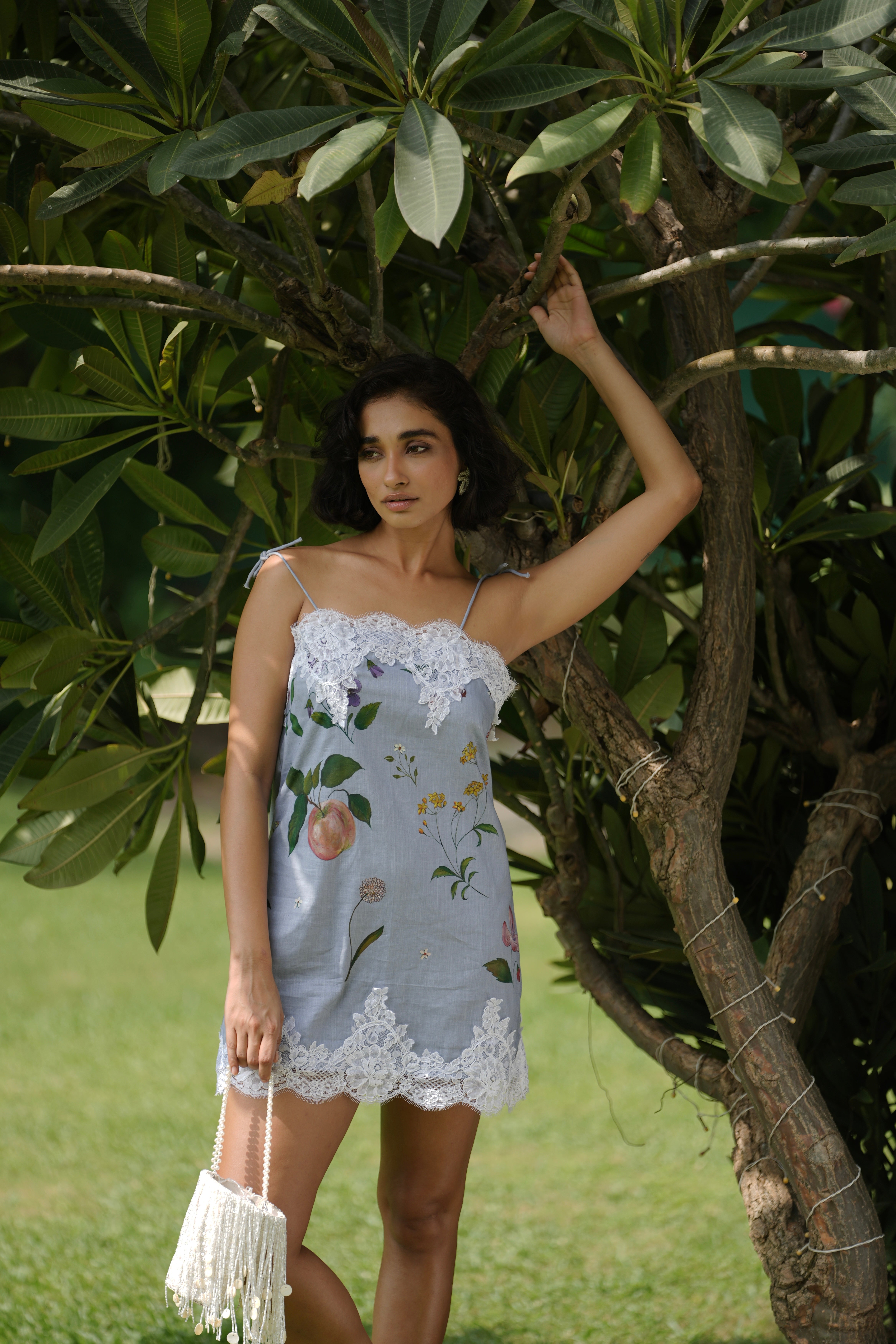 SKYE LACE MINI DRESS
